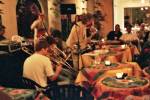 Friends playing at the Jazz festival
