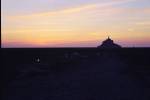 Mont St Michel at sunset
